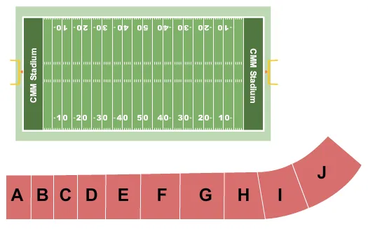 FOOTBALL Seating Map Seating Chart