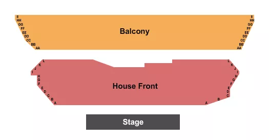 ENDSTAGE Seating Map Seating Chart