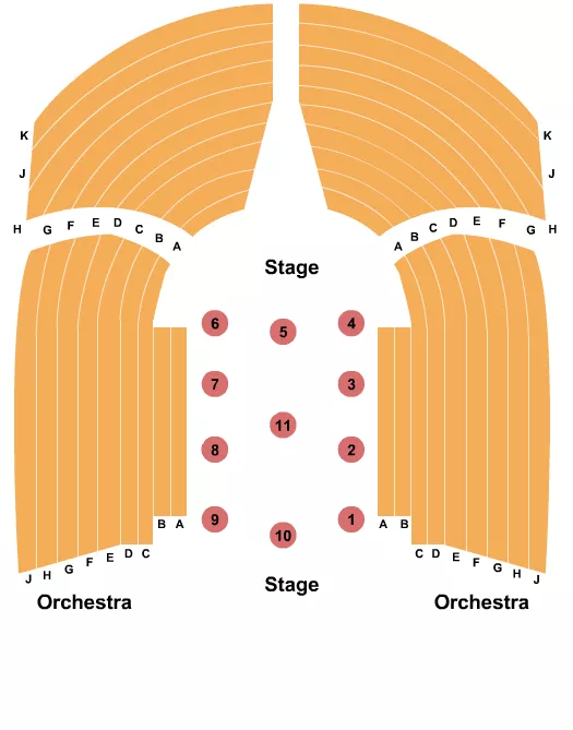 JUST IN TIME Seating Map Seating Chart