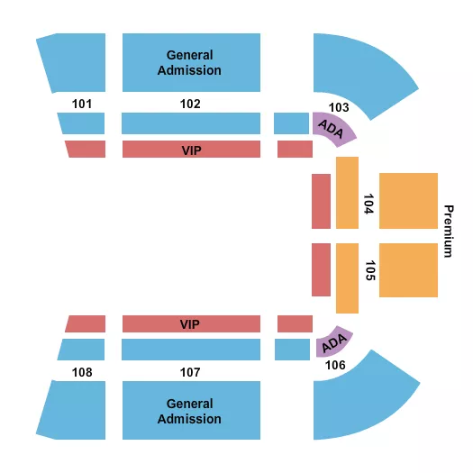 CIRCUS Seating Map Seating Chart