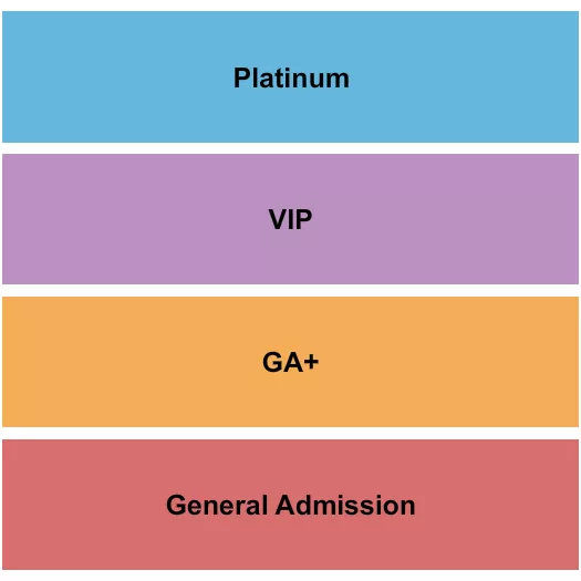 GA2 Seating Map Seating Chart