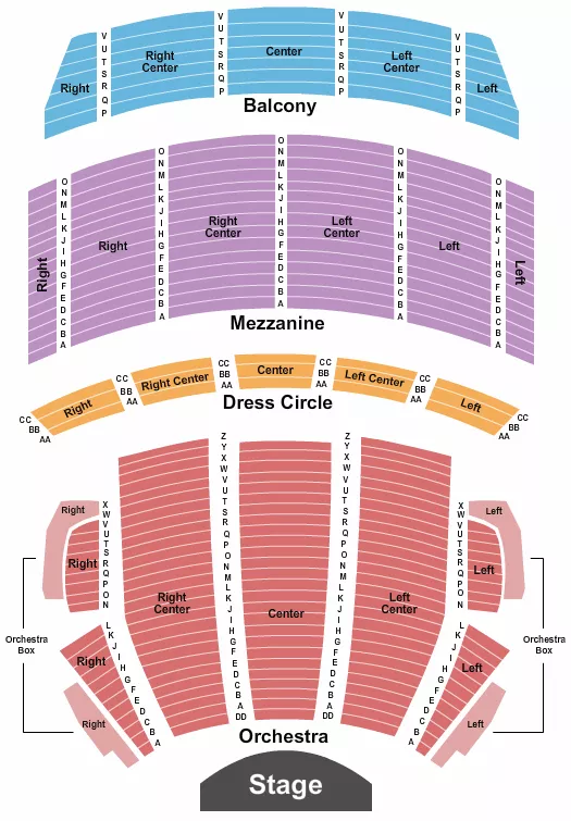 ENDSTAGE DD START Seating Map Seating Chart