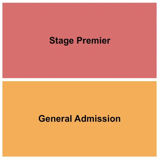 CITY WINERY NASHVILLE GA STAGE PREMIER Seating Map Seating Chart