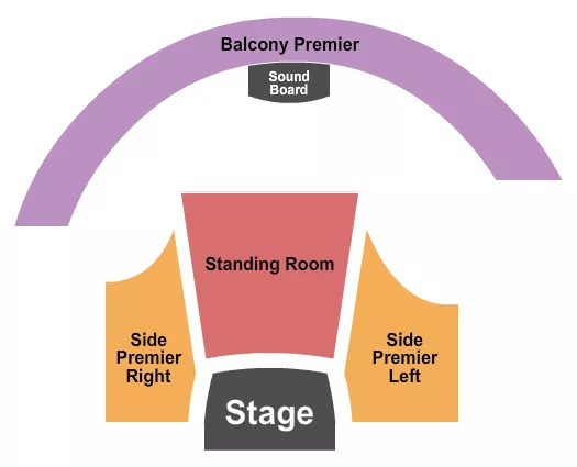 CITY WINERY NEW YORK CITY BALCONY SIDE SRO Seating Map Seating Chart