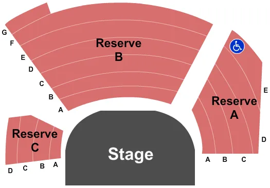 END STAGE Seating Map Seating Chart