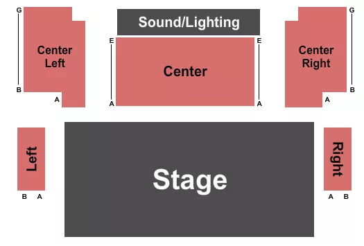 ENDSTAGE 2 Seating Map Seating Chart