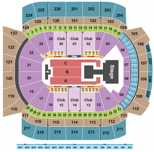 AESPA Seating Map Seating Chart