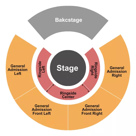 THE ROYAL HANNEFORD CIRCUS Seating Map Seating Chart
