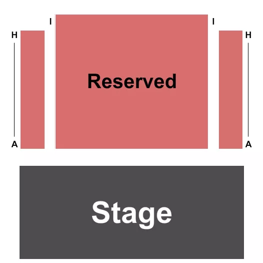 ENDSTAGE Seating Map Seating Chart