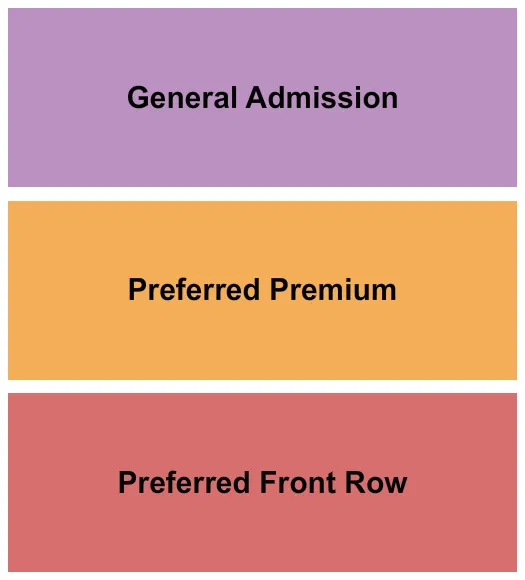 COBBS COMEDY CLUB GA PREFERRED Seating Map Seating Chart