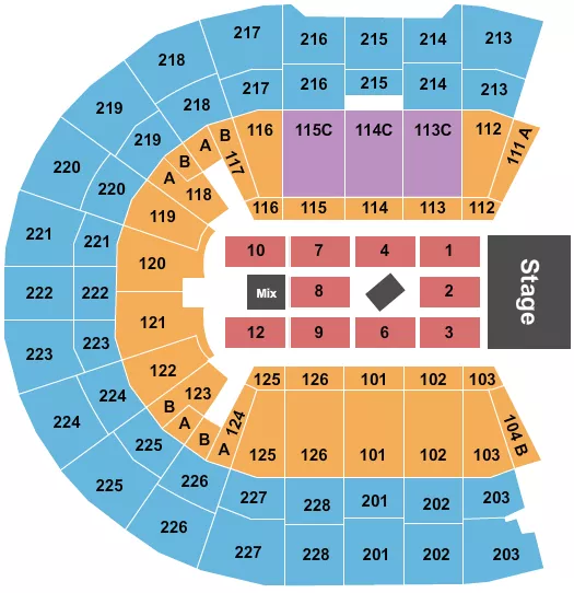 ELADIO CARRION Seating Map Seating Chart
