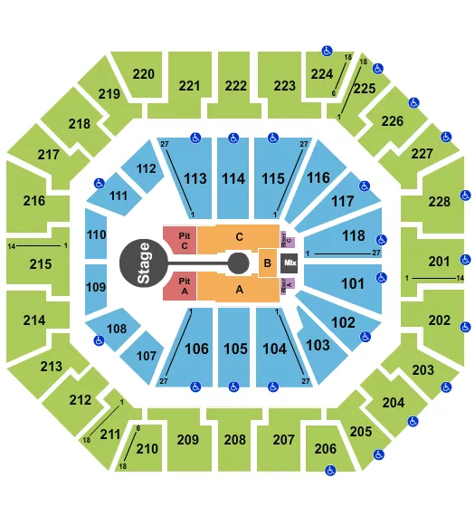 BRANDON LAKE Seating Map Seating Chart