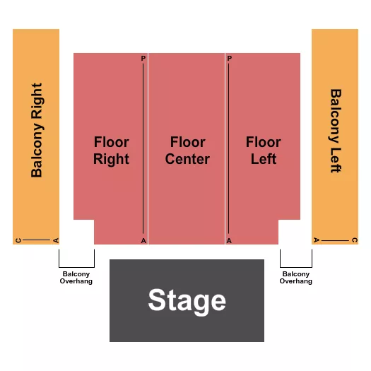 ENDSTAGE 3 Seating Map Seating Chart