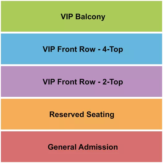 GA VIP RESERVED Seating Map Seating Chart