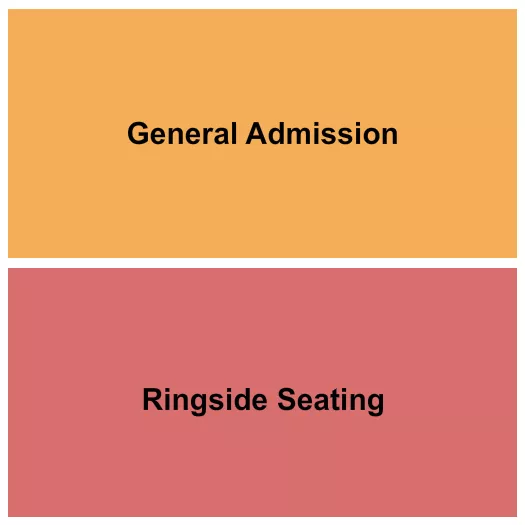 GA RINGSIDE Seating Map Seating Chart
