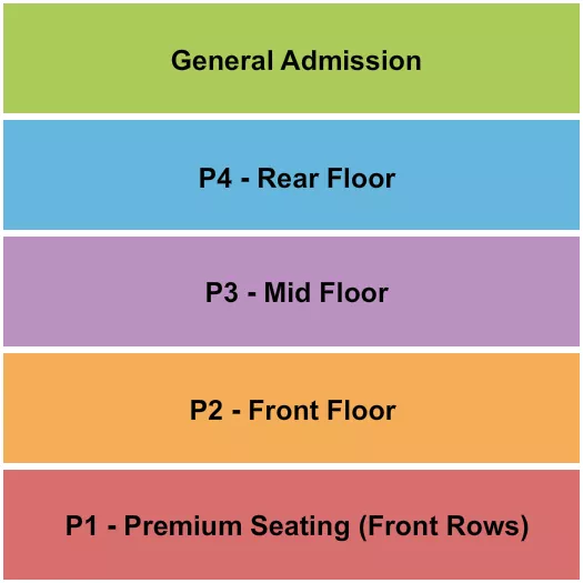 GA BY LEVEL Seating Map Seating Chart