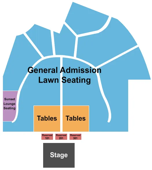 RESERVED TABLES Seating Map Seating Chart