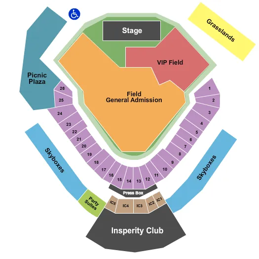 KOE WETZEL Seating Map Seating Chart