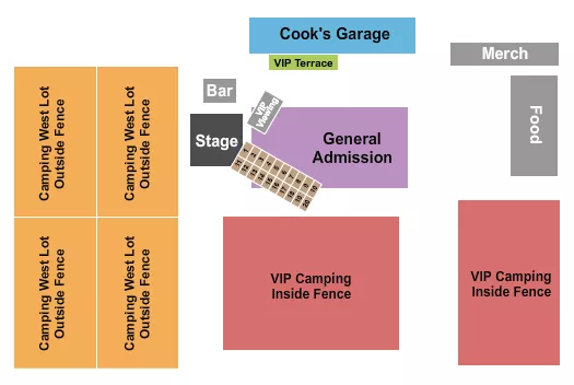 ENDSTAGE Seating Map Seating Chart