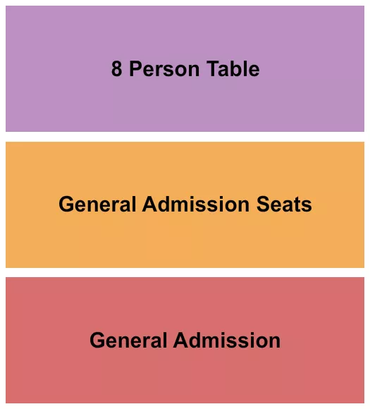 GA GA SEAT TABLE Seating Map Seating Chart