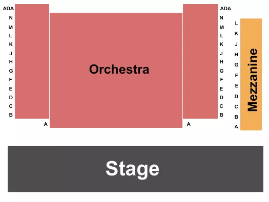ENDSTAGE Seating Map Seating Chart