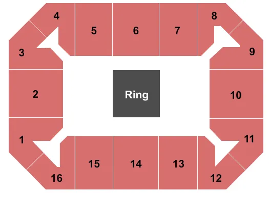 COVELLI CENTER COLUMBUS WRESTLING Seating Map Seating Chart