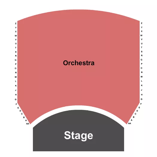 ENDSTAGE Seating Map Seating Chart