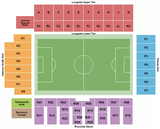 SOCCER Seating Map Seating Chart