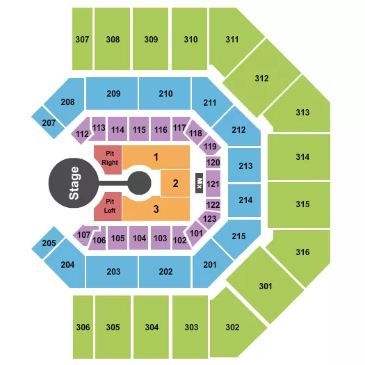 BRANDON LAKE Seating Map Seating Chart