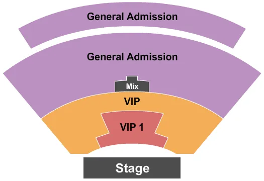 CRISS ANGEL THEATER AT PLANET HOLLYWOOD RESORT CASINO ENDSTAGE GA VIPS Seating Map Seating Chart