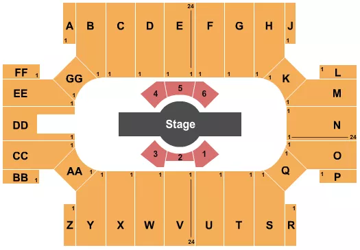 CIRQUE DU SOLEIL Seating Map Seating Chart