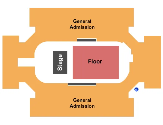 GA FLOOR GA BOWL Seating Map Seating Chart
