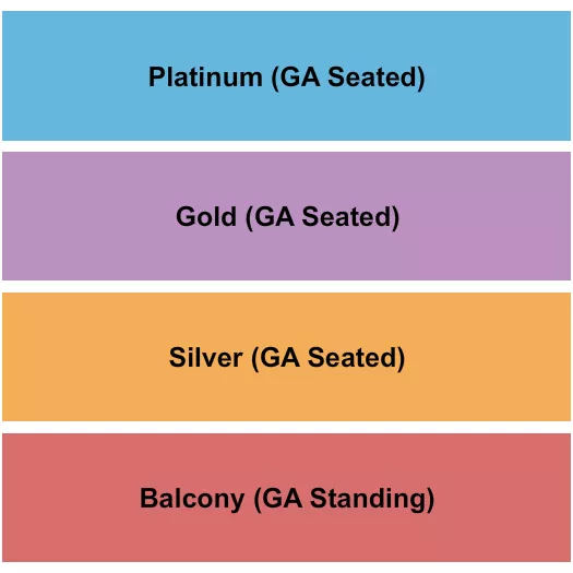 ENDSTAGE Seating Map Seating Chart