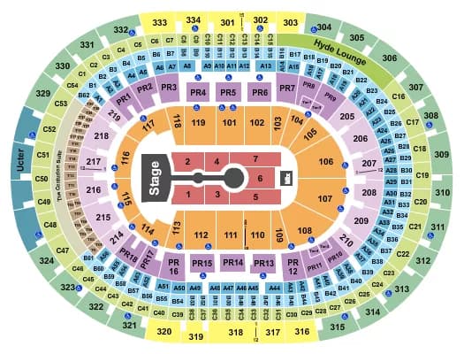 CRYPTOCOM ARENA ARIANA GRANDE Seating Map Seating Chart