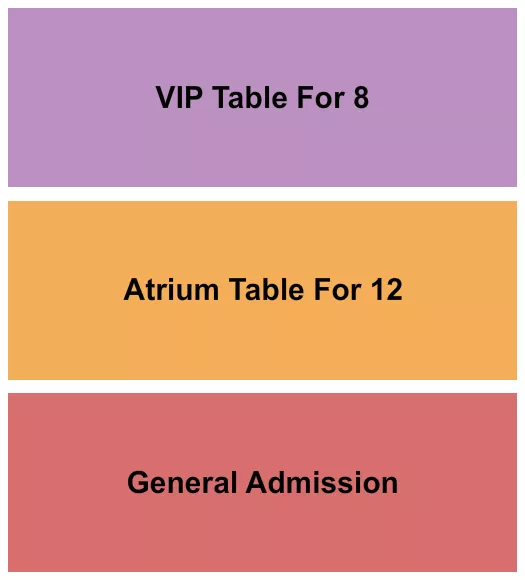GA TABLES 2 Seating Map Seating Chart
