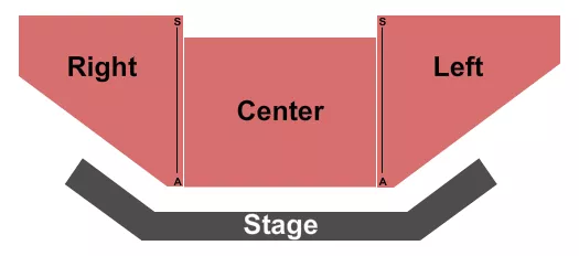 ENDSTAGE Seating Map Seating Chart