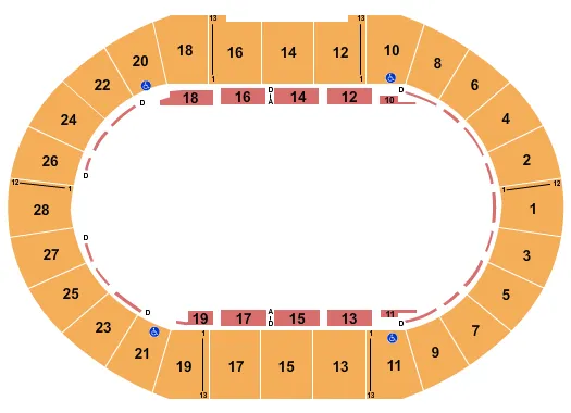 OPEN FLOOR Seating Map Seating Chart