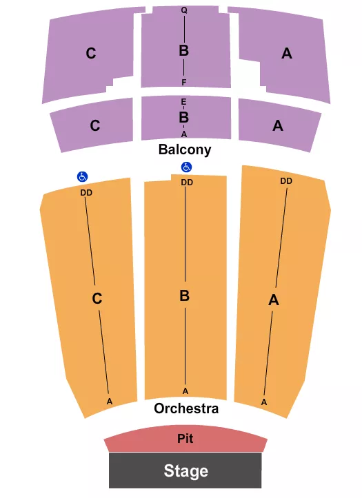ENDSTAGE 2 Seating Map Seating Chart