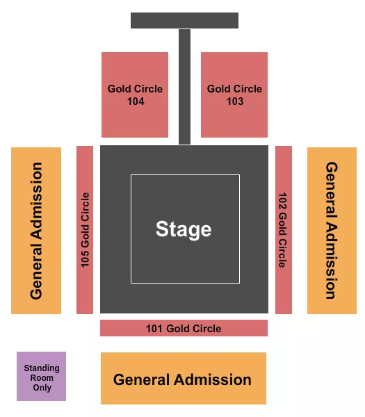 WWE Seating Map Seating Chart