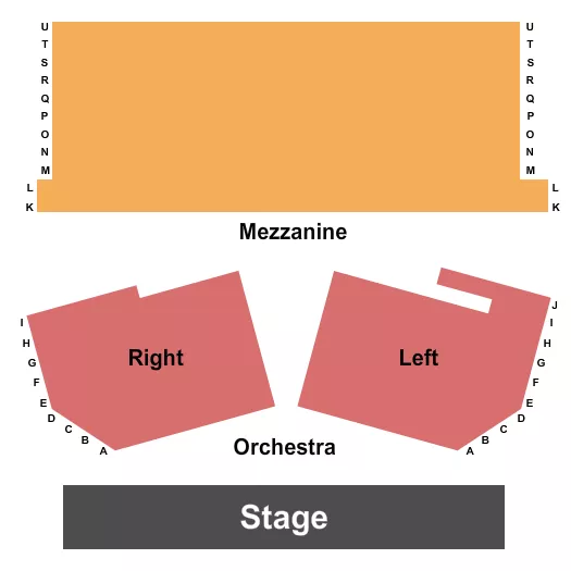 ENDSTAGE Seating Map Seating Chart