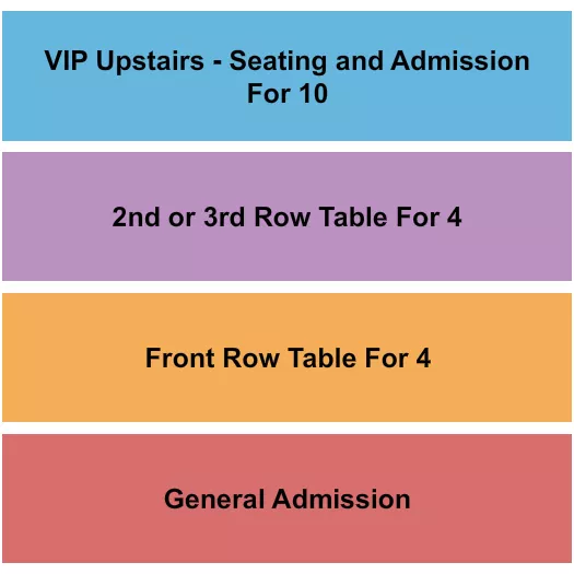DANTES CAFFE ITALIANO GA VIP TABLES Seating Map Seating Chart