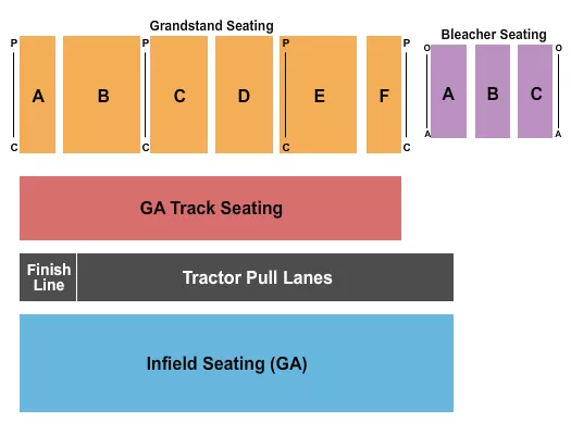 TRACK Seating Map Seating Chart