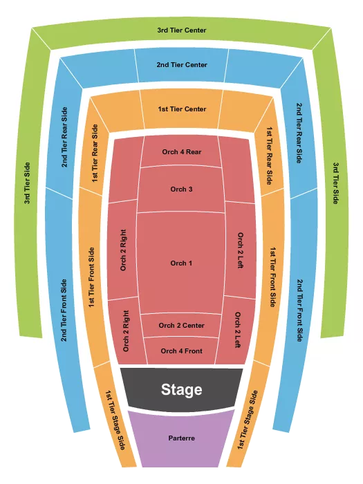ENDSTAGE 4 Seating Map Seating Chart
