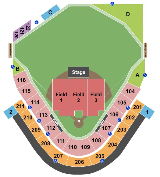 COMEDY 2 Seating Map Seating Chart