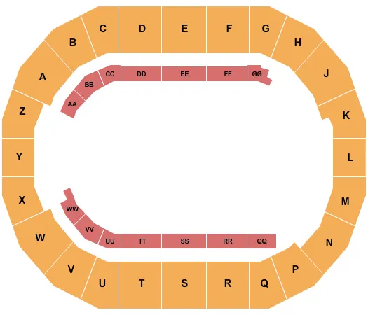 PBR Seating Map Seating Chart