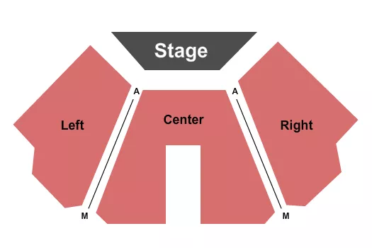 END STAGE Seating Map Seating Chart
