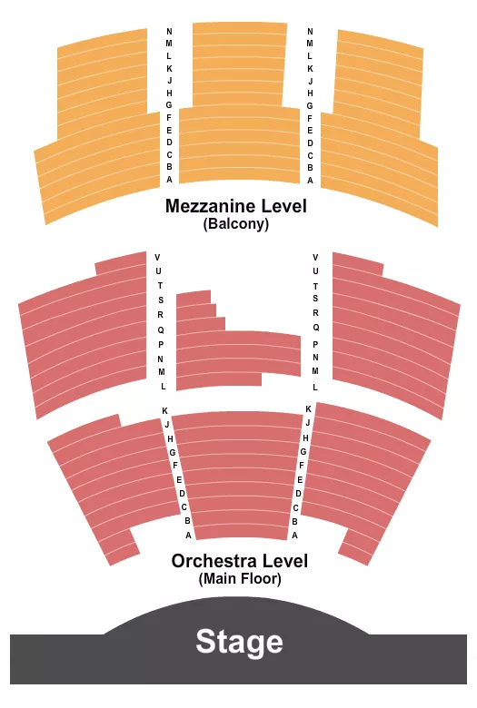 ENDSTAGE Seating Map Seating Chart
