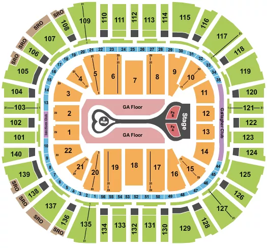 BENSON BOONE Seating Map Seating Chart