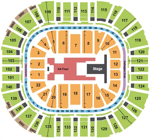 PLAYBOI CARTI Seating Map Seating Chart