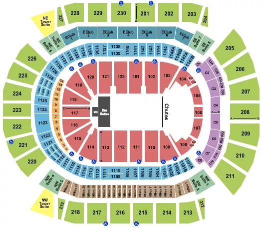PBR 2 Seating Map Seating Chart